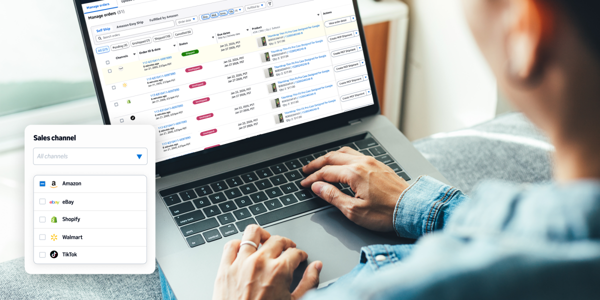 Photograph accompanying Connecting Walmart and Shopify stores to Seller Central rests on an Amazon executive's word