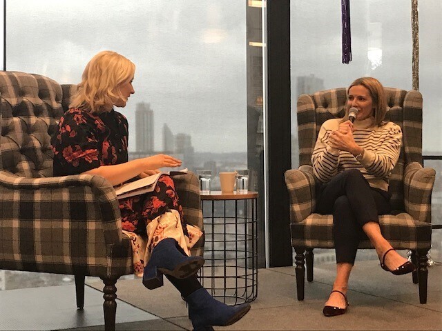 Gabby Logan and Nicola Kemp, Managing Editor for BRITE at Creativebrief