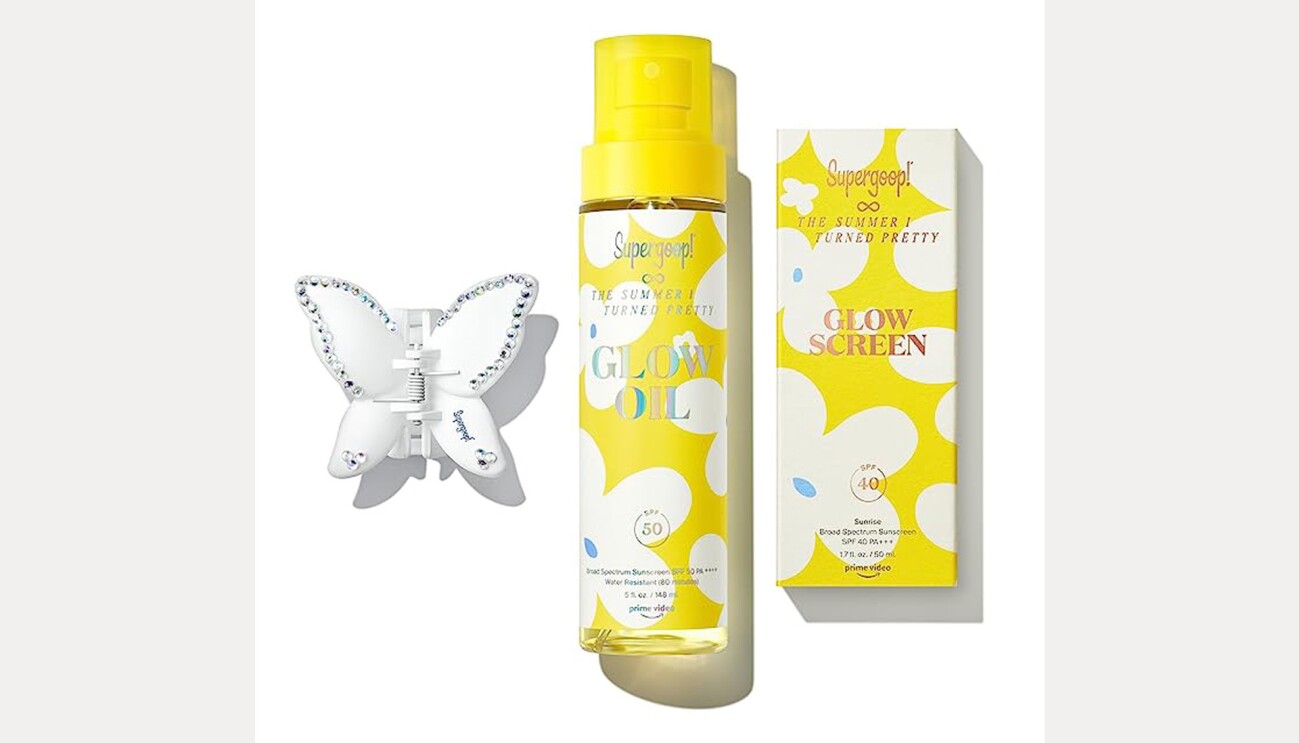 Image of Supergoop's Glow Oil and Screen from TSITP.
