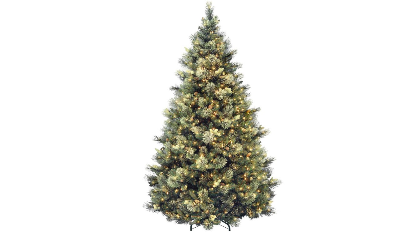An image of a large, decorated Christmas tree