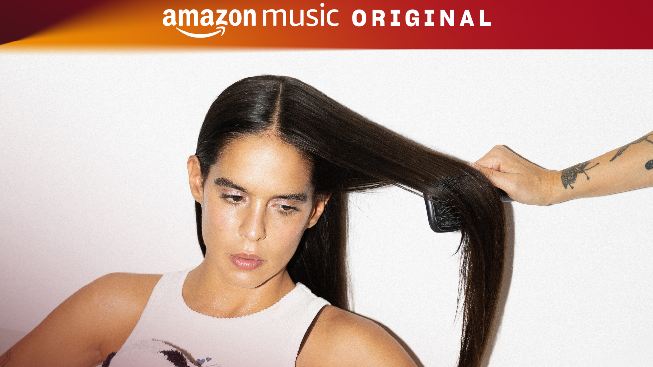 Cartel de Ángeles Toledano para Amazon Music Original
