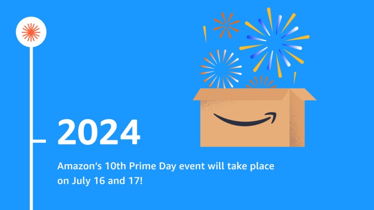 A graphic saying Prime Day 2024 will take place on July 16 and 17.