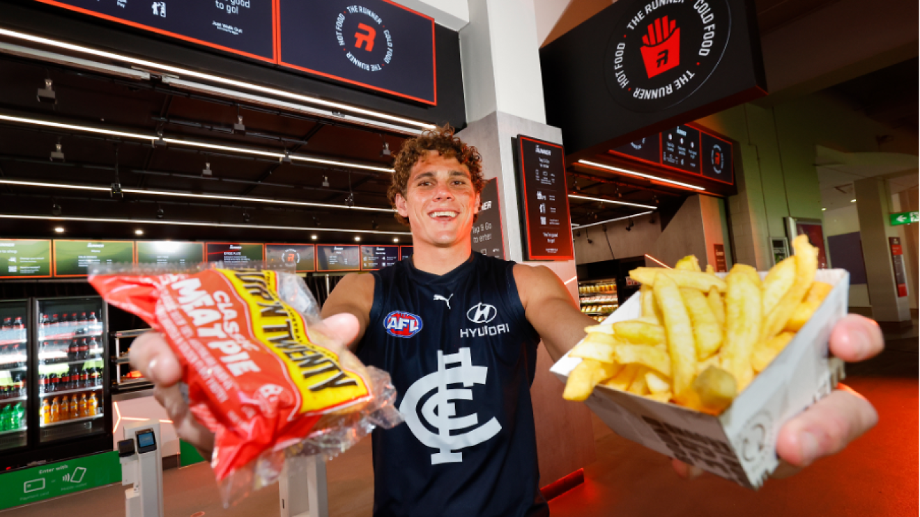 Amazon’s Just Walk Out technology at the Marvel Stadium in Melbourne