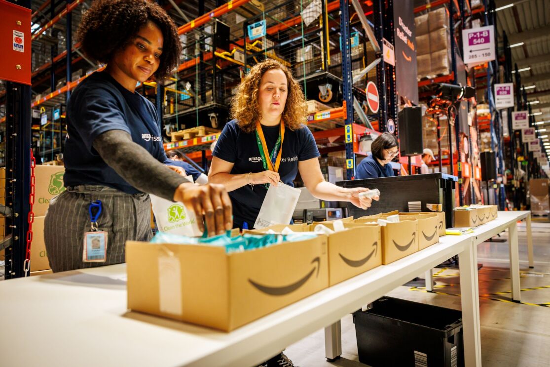 Amazon opens its first Disaster Relief Hub in Europe to support communities impacted by natural disasters