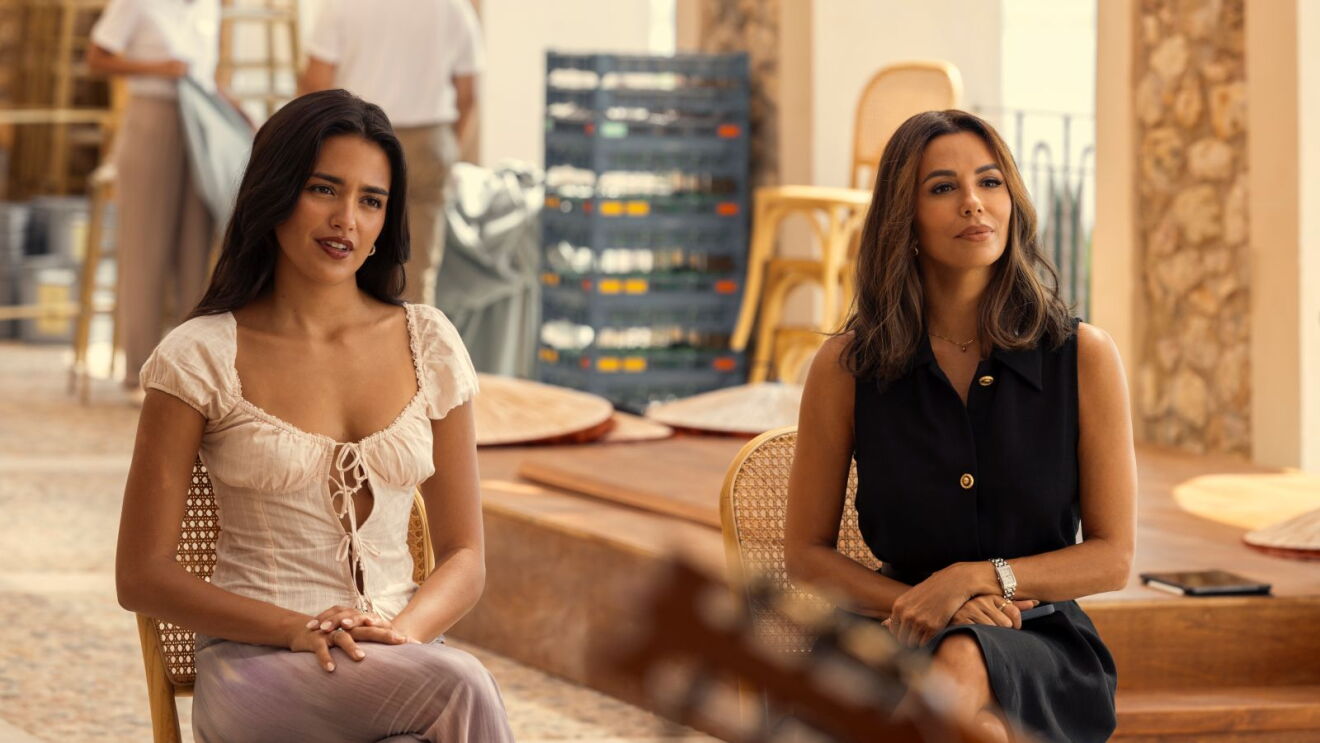 Maia Reficco and Eva Longoria in a still from Prime Original Movie 'The Last Sunrise'