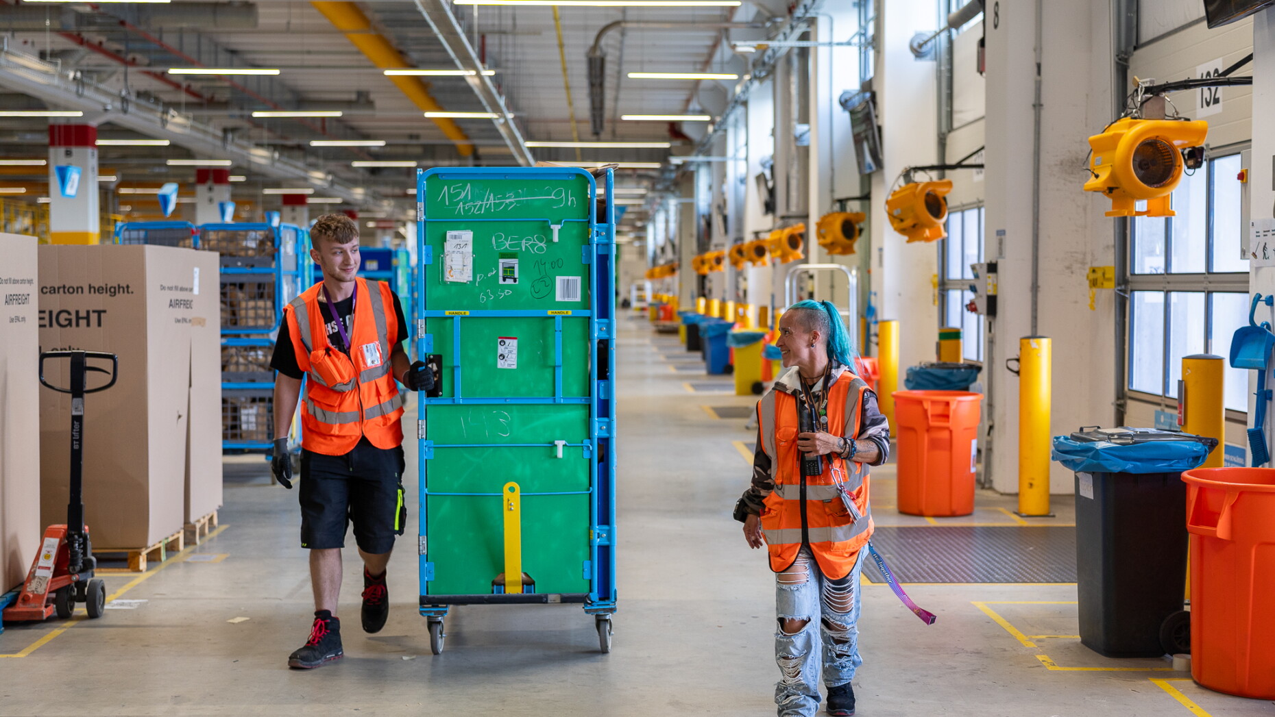 Amazon Col Inside an Amazon fulfilment centre: what people see when they visit