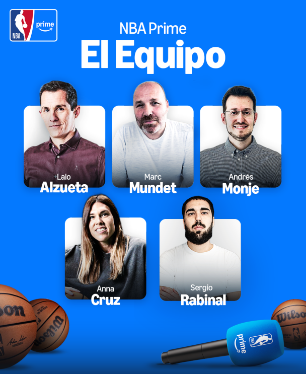 Nos adentramos en el estudio (y las voces) de la NBA en Prime Video