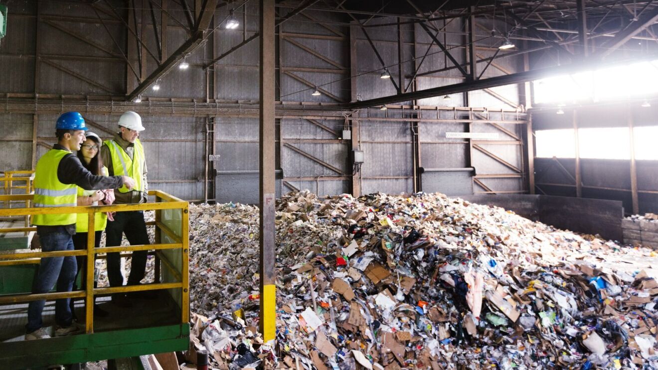 An image inside Glacier site, an AI and robotics company helping the recycling industry work toward a world without waste.