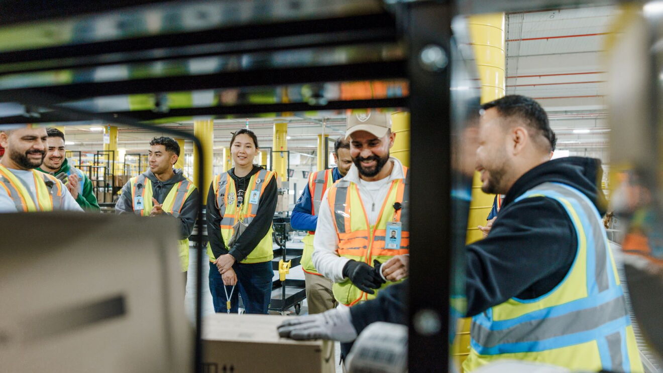 The Cranbourne West facility spans 52,000 square metres across two levels - the equivalent of two and a half AFL fields - is now fully operational. The site has the capacity to store up to 4 million products sold on Amazon.com.au ranging from electronics, beauty products, furniture and books to everyday essentials. 