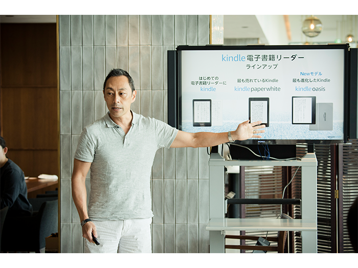 海＆山へ旅の必需品、「Kindle Oasis」新モデルのメディア向け体験イベントを開催