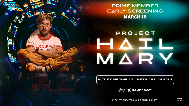 A promotional image for Project Hail Mary