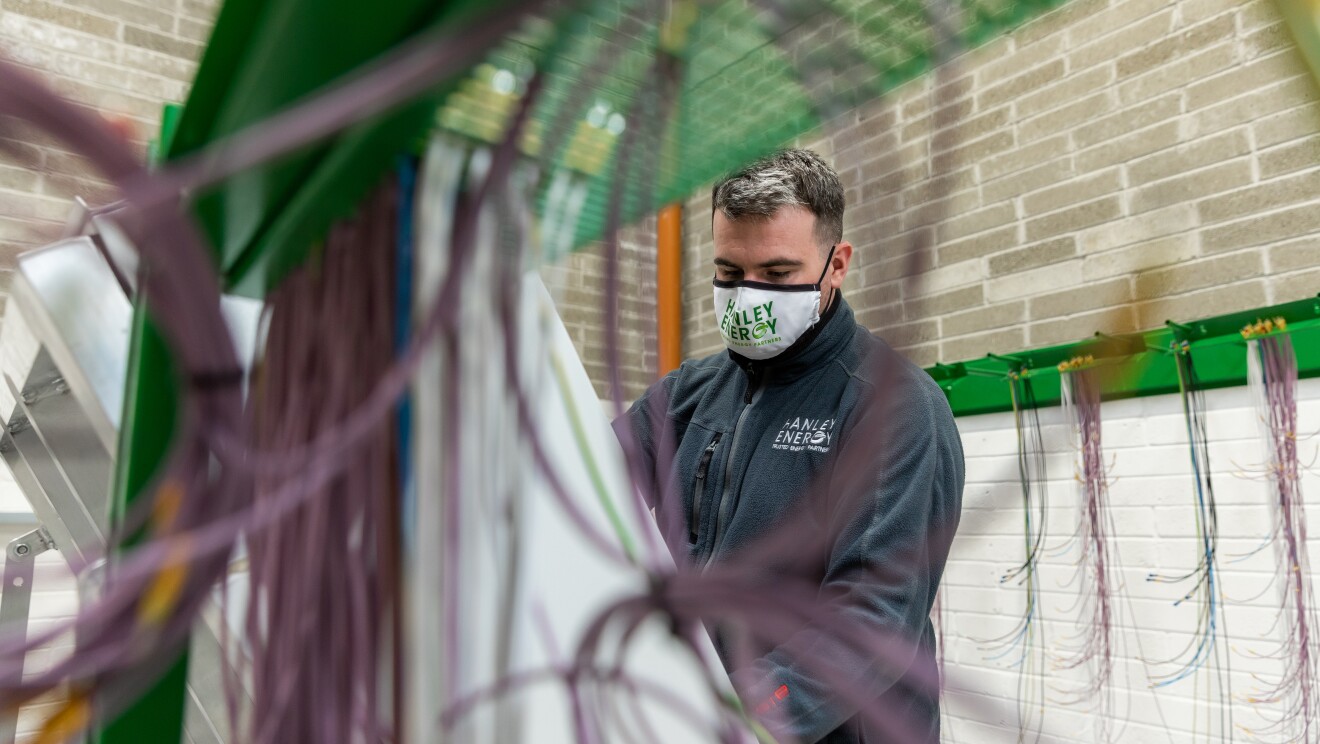 Photos of Hanley Energy employees at work