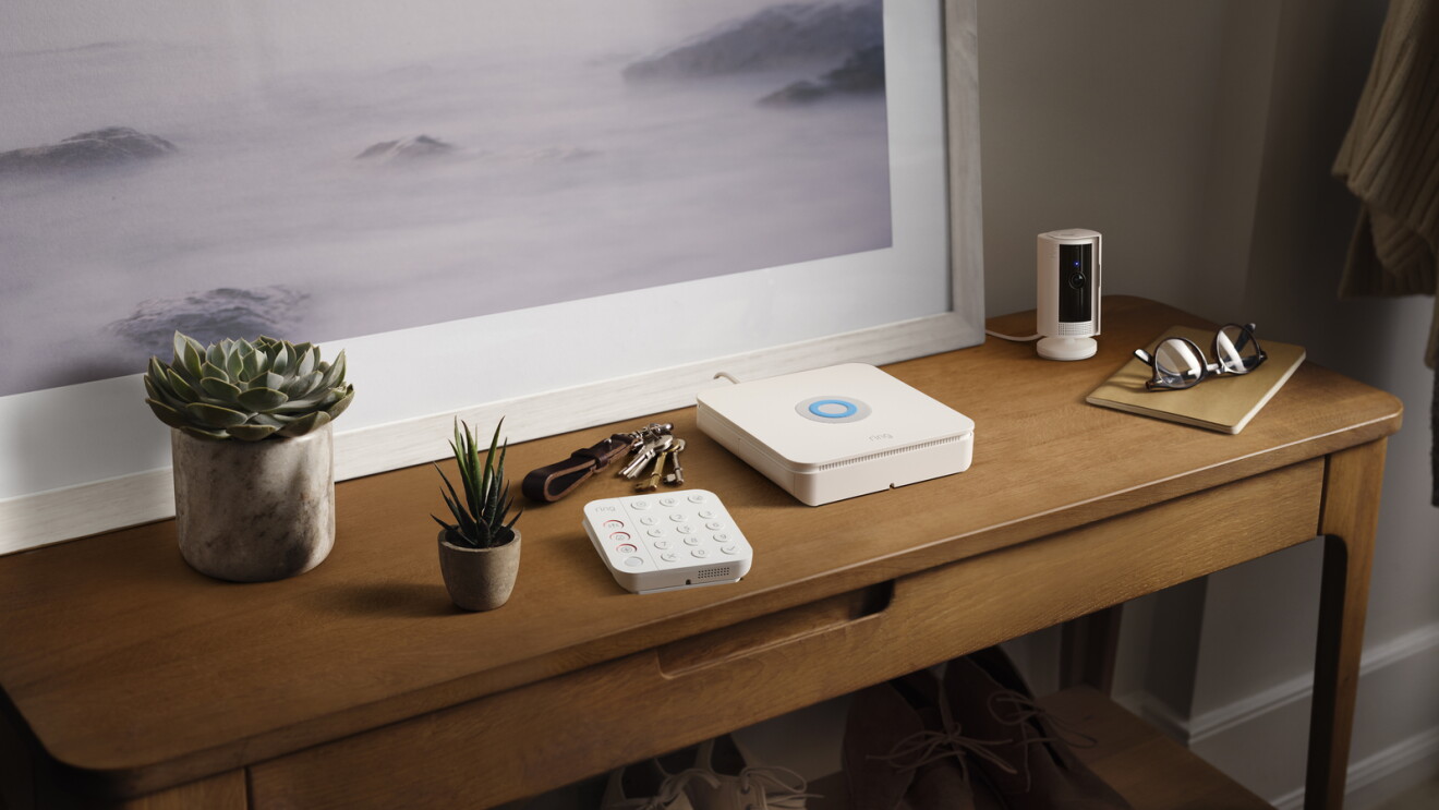 Ring Alarm on a table