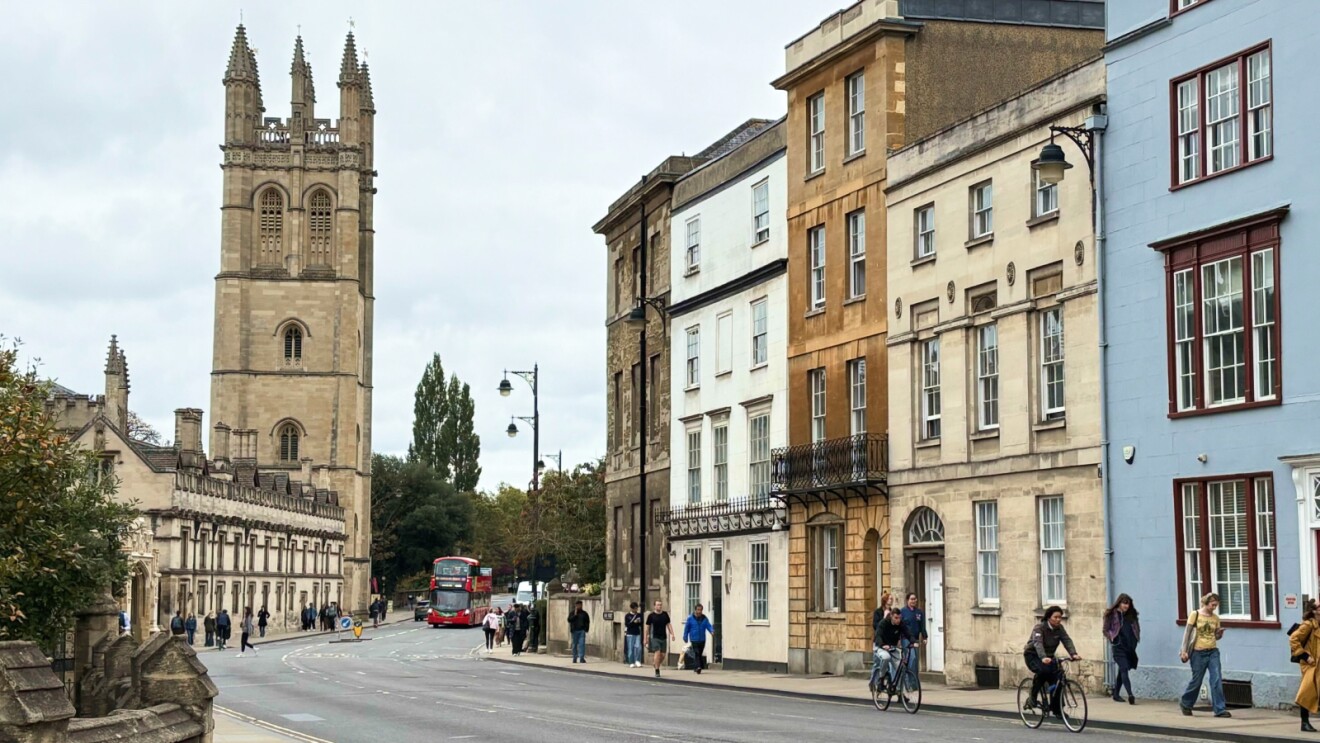 Oxford Street from Maxton Hall