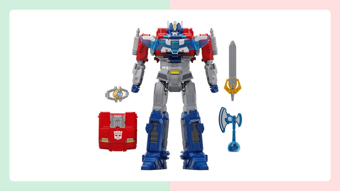 Transformers One Movie Power Flip Optimus Prime