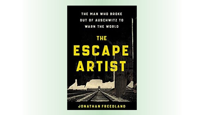 这本书的封面图片,乔纳森·弗里兰德(Jonathan Freedland)的《逃离艺术家》(the Escape Artist)。