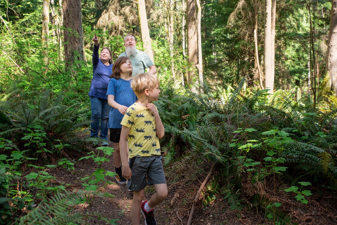 Amazon employee Brenden, who is deaf, photographed as he engages in his day-to-day life