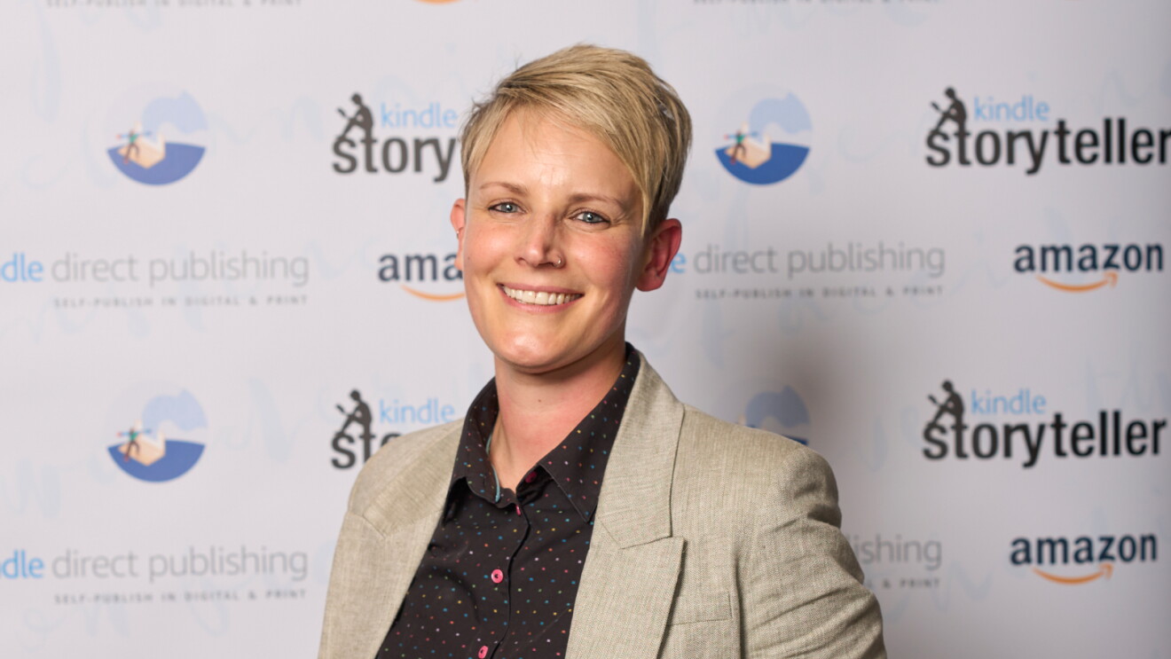 Pip Landers-Letts, winner of the Kindle Storyteller Award 2025