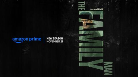Promotional poster for Amazon Prime's 'The Family Man' new season