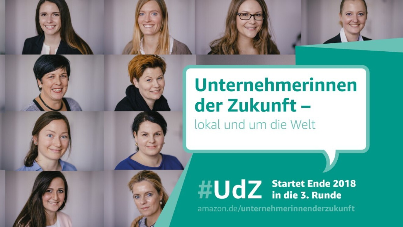 Collage der UdZ Teilnehmerinnen 2018 mit Aufruf zur nächsten Runde: UdZ 3
