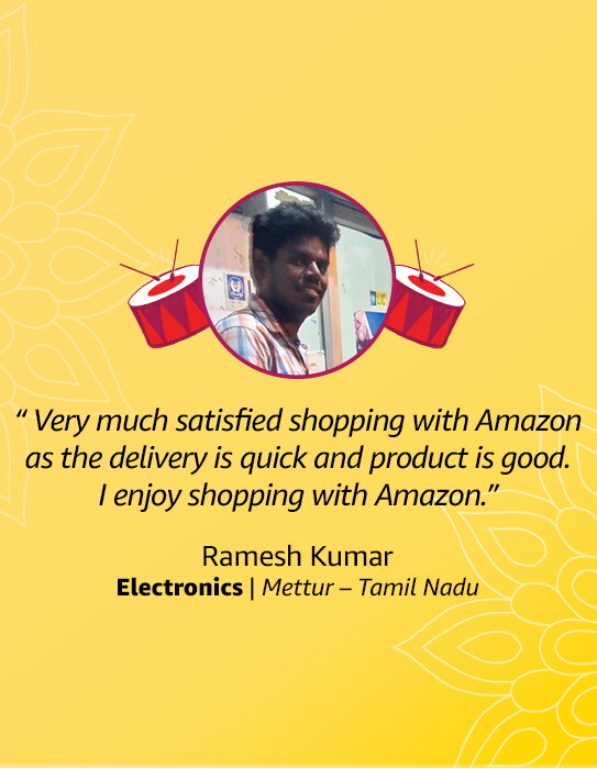 Thanks you customers, Amazon India