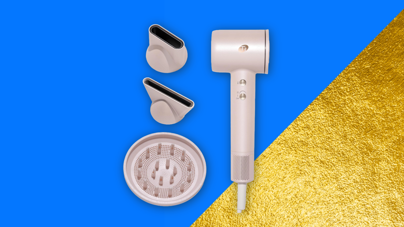 Hair dryer against a blue and gold background for Amazon Prime Big Deal Days 2026