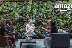 Amazon's HQ2 visitor center.