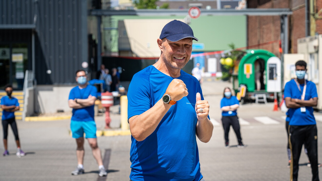 Amazon employees and celebrities across Europe run together to raise money for local charities