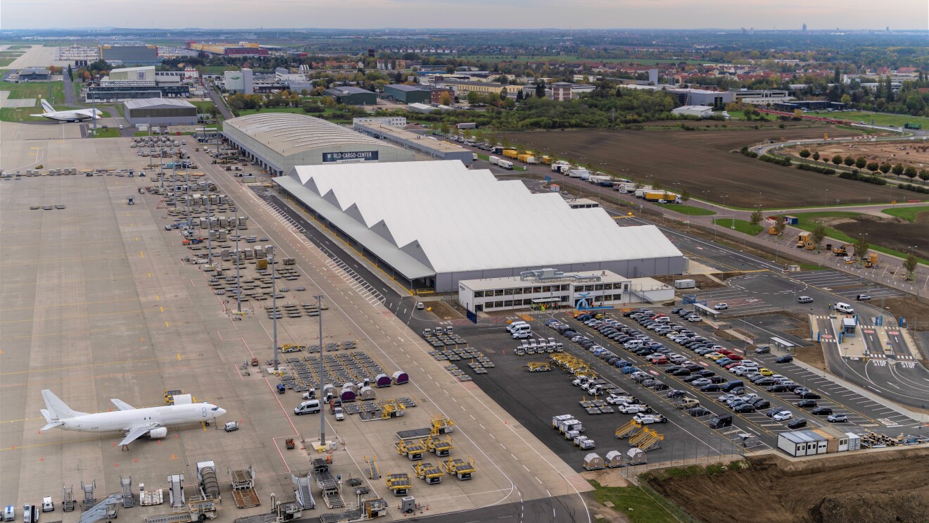 Luftfrachtzentrum Amazon Air Leipzig
