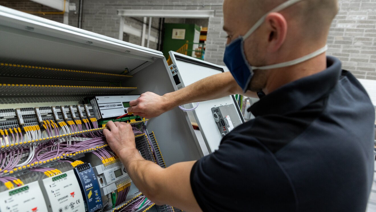 Photos of Hanley Energy employees at work
