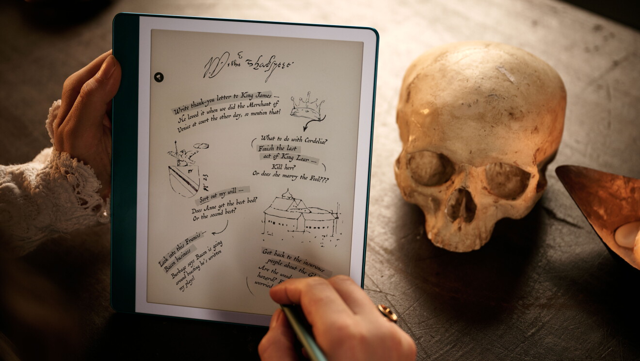 Shakespeare Kindle scribe notes  