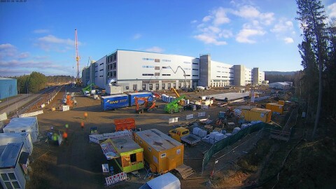 Picture of new station being built in Germany