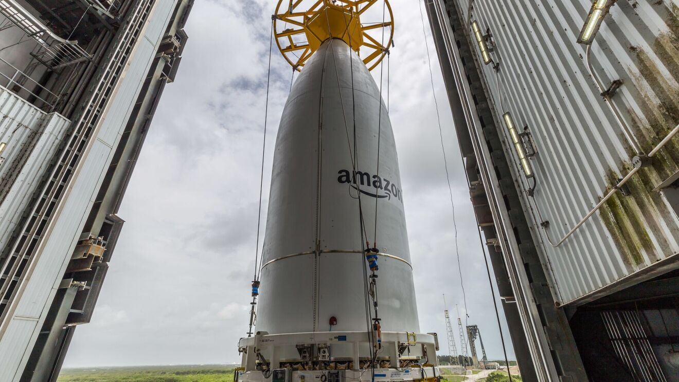 Rocket at Kuiper facility