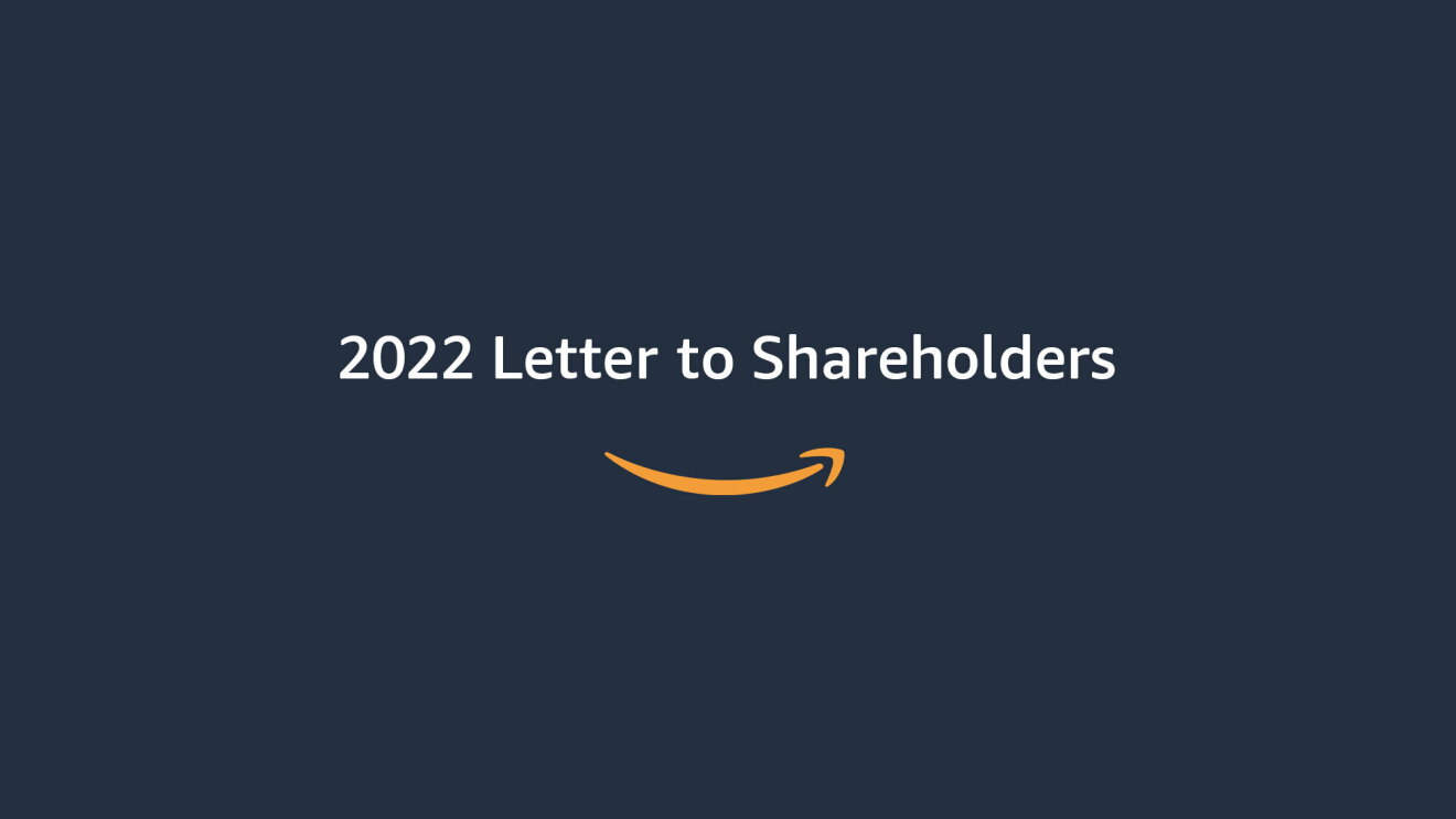 From left to right: An Amazon delivery driver holds a package in front of a delivery vehicle, AWS chips, Amazon employees working together on laptops, Amazon Pharmacy medication bottles placed in front of an Amazon delivery box.