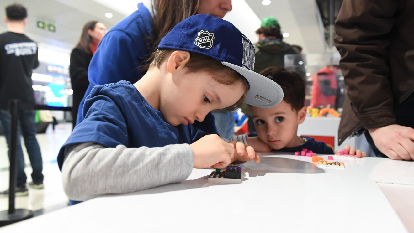 Children Building LEGO