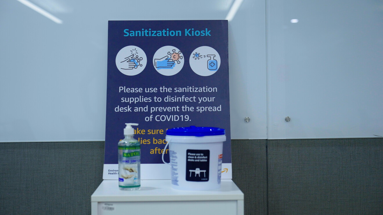 Vaccination drive in Amazon India