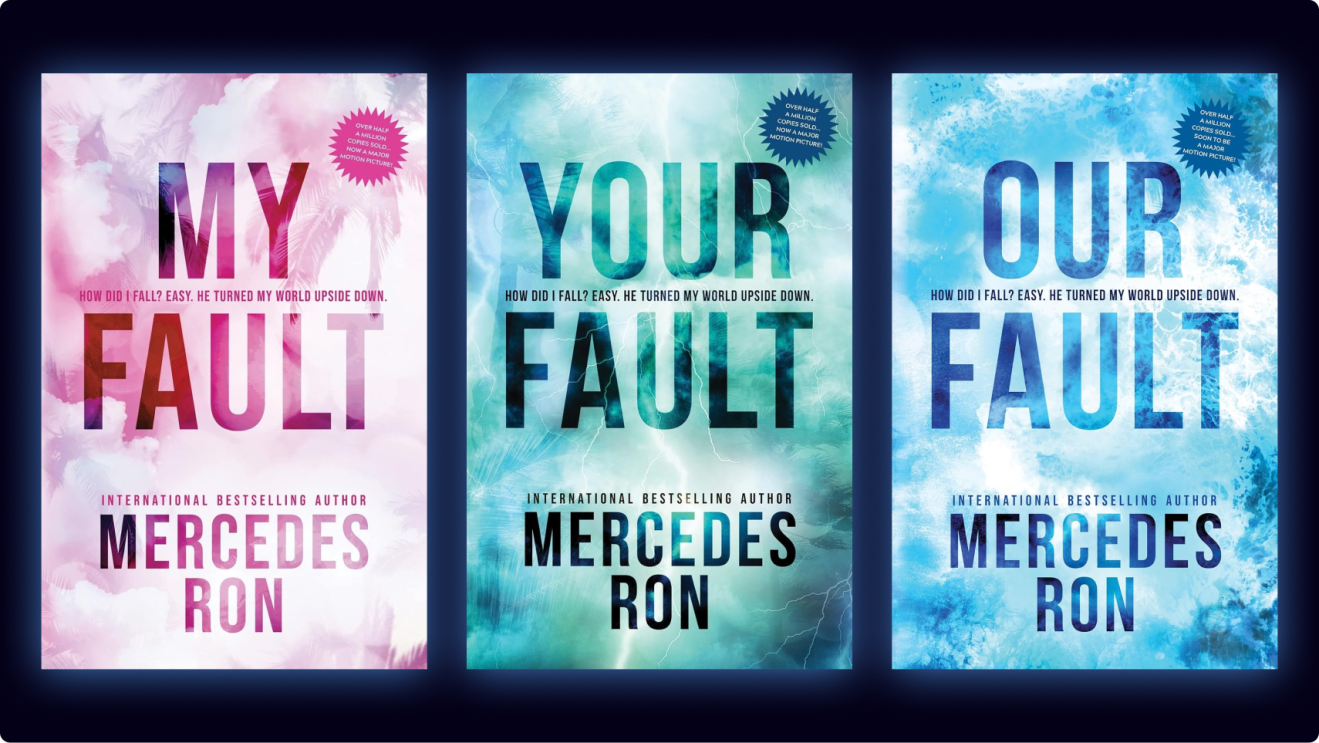 Cover art for My Fault, Your Fault, and Our Fault by Mercedes Ron