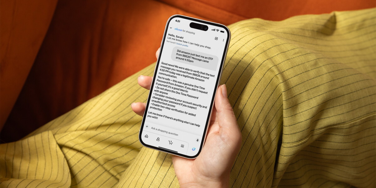 Is that message really from Amazon? Just ask Alexa for Shopping.