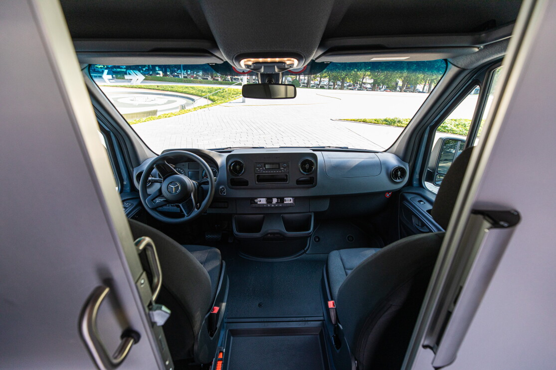 Interior of the Mercedes-Benz eSprinter
