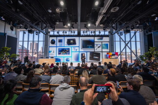 Panos Panay on stage at the Amazon Alexa Event 2025
