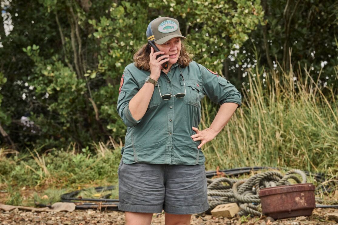 Shari Sebbens stars in Deadloch