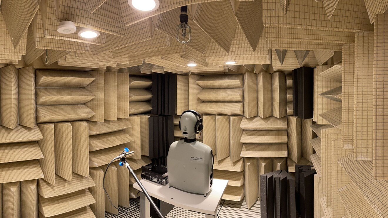 An image of Amazon's audio lab in Cambridge.