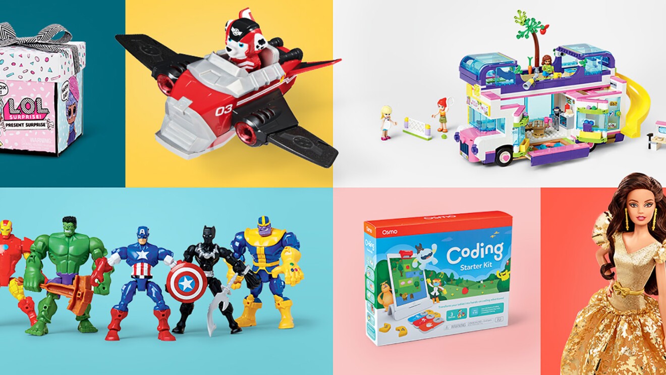2020年各种高级玩具,包括LOL娃娃,Osmo,芭比娃娃等。