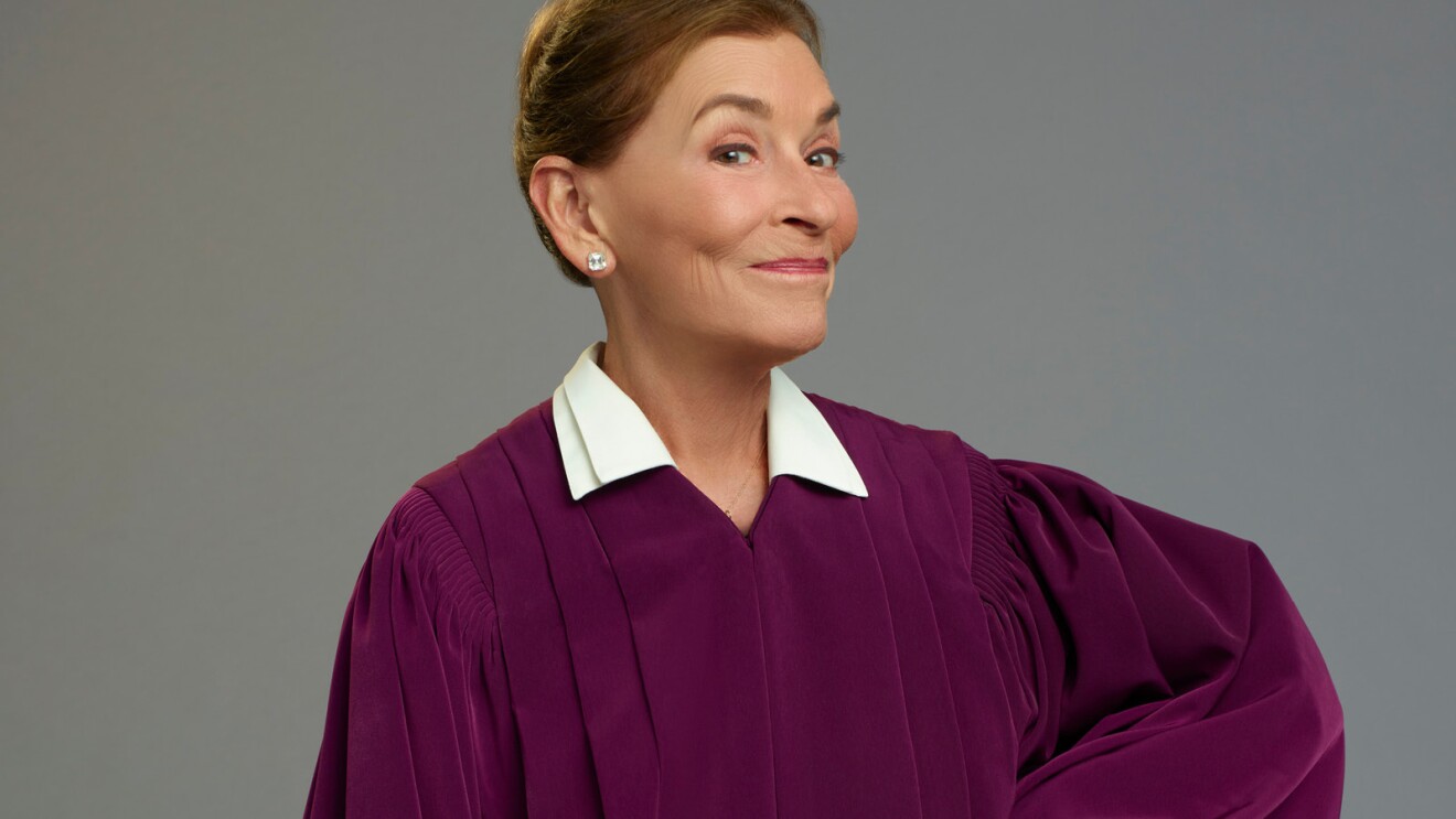 Nahaufnahme von Judge Judy Sheindlin.