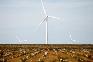 An image of a farm from one of Amazon's renewable energy projects around the world.