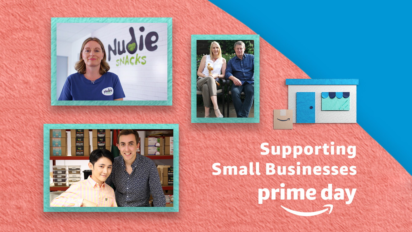 An image showcasing the small businesses that we are supporting this year with Prime Day