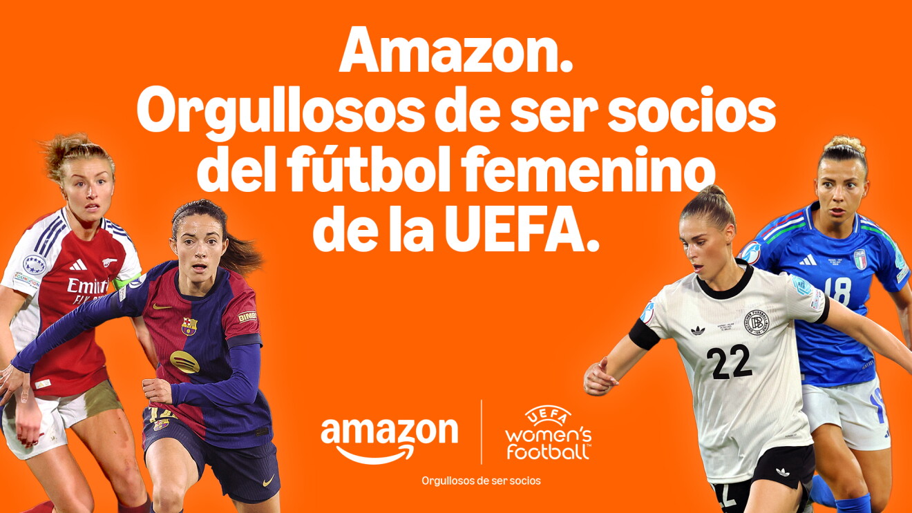 Amazon renueva su patrocinio del fútbol femenino de la UEFA hasta 2030