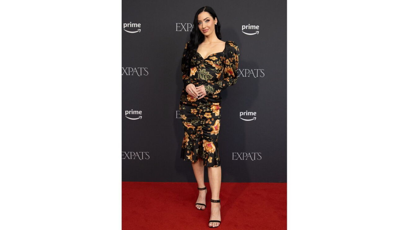 Danijela Dacic on the red carpet at Prime Video's special Sydney screening of Expats.