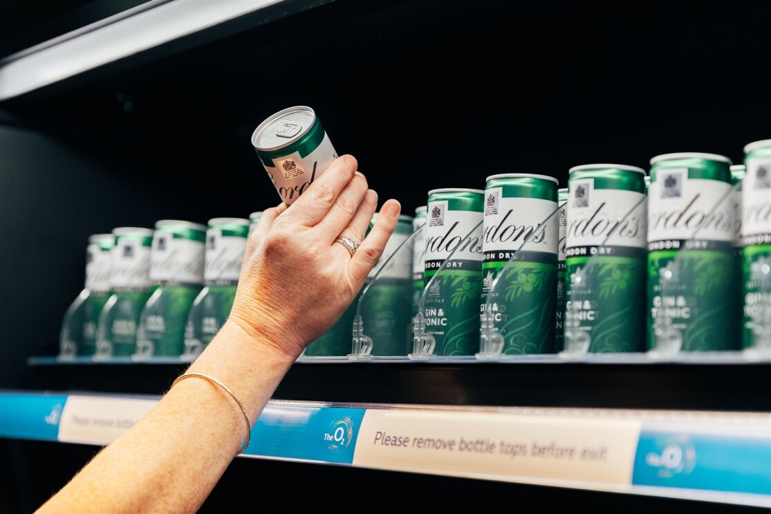 Just walkout technology at the o2