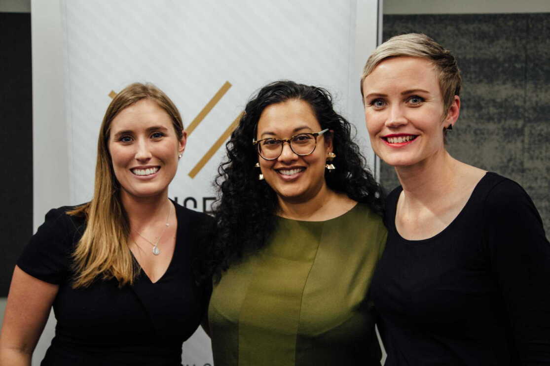CEO of Code First Amali de Alwis joined by members of Amazon Women@